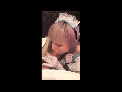 ❤️ Japanese Idol [mayuka], ຊຸດແມ່ບ້ານຊາວຝຣັ່ງ, ຕອນທີ 1, ເປົ່າລົມ ແລະ ຢອດໂລຊັນ ❤️ ໜັງໂປ້ ຢູ່ພວກເຮົາ ️❤
